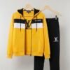 Premium LV Inspired Winter Tracksuit – Stylish Hoodie & Jogger Set