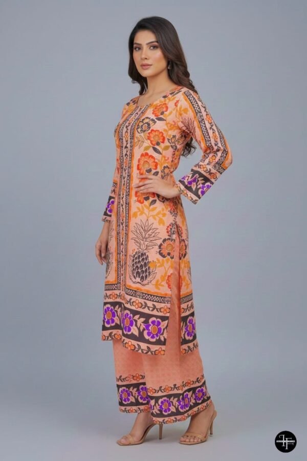 Traditional Printed Khaddar 2-Piece Suit