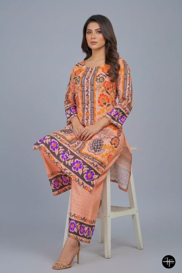 Traditional Printed Khaddar 2-Piece Suit