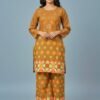 WhatsApp Image 2025-11-27 at 10.57.26 AM Casual Chic In Geometric Mustard Printed Khaddar 2-Piece Suit