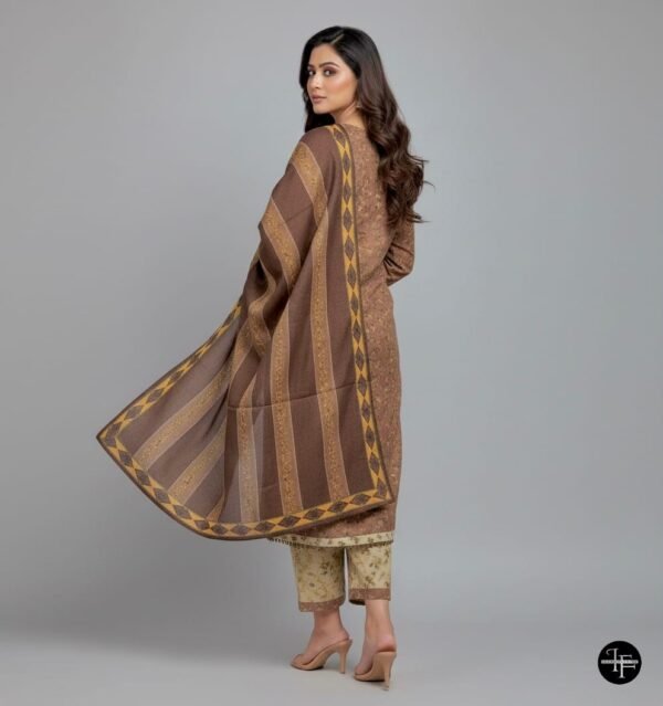 WhatsApp Image 2025-12-12 at 1.23.09 PM (1) Cocoa and Gold Floral Printed 3 pc Suit