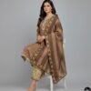 WhatsApp Image 2025-12-12 at 1.23.09 PM Cocoa and Gold Floral Printed 3 pc Suit
